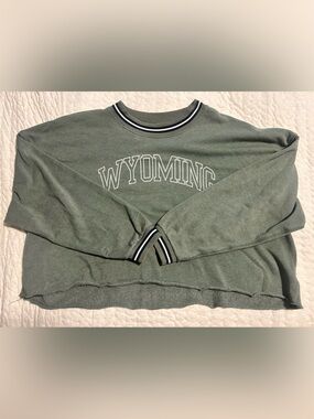 American Eagle cut off sweatshirt